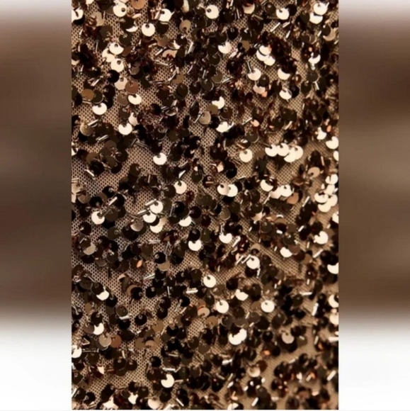 Zara SEQUIN MIDI DRESS Size M - Picture 13 of 16